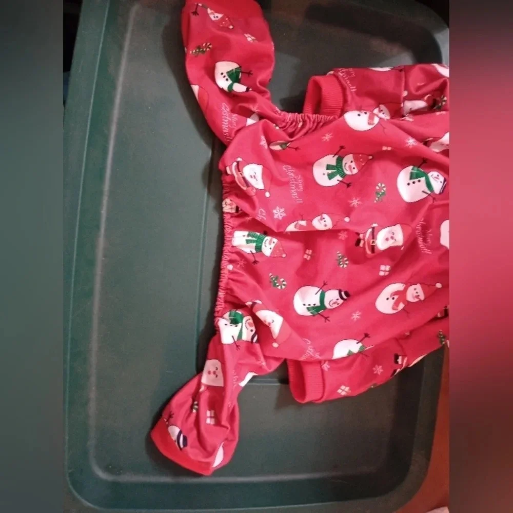 Christmas doggy outfit NWOT